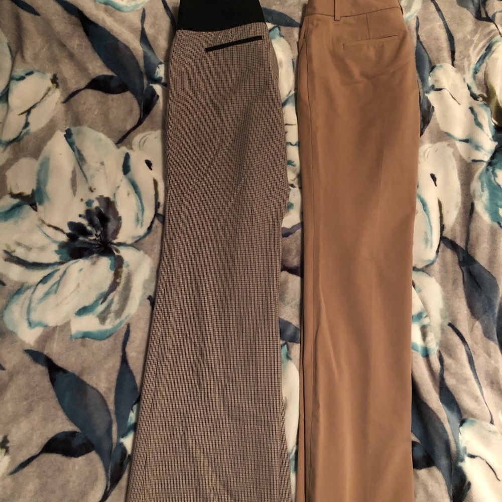Two pairs of Express office pants